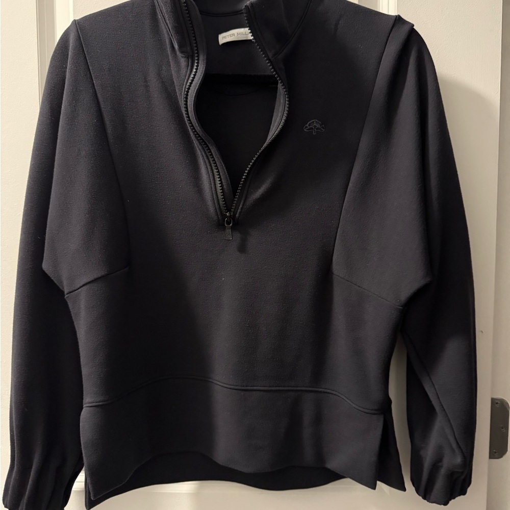 Black Quarter-Zip Pullover